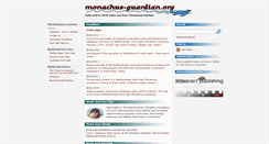 Desktop Screenshot of monachus-guardian.org